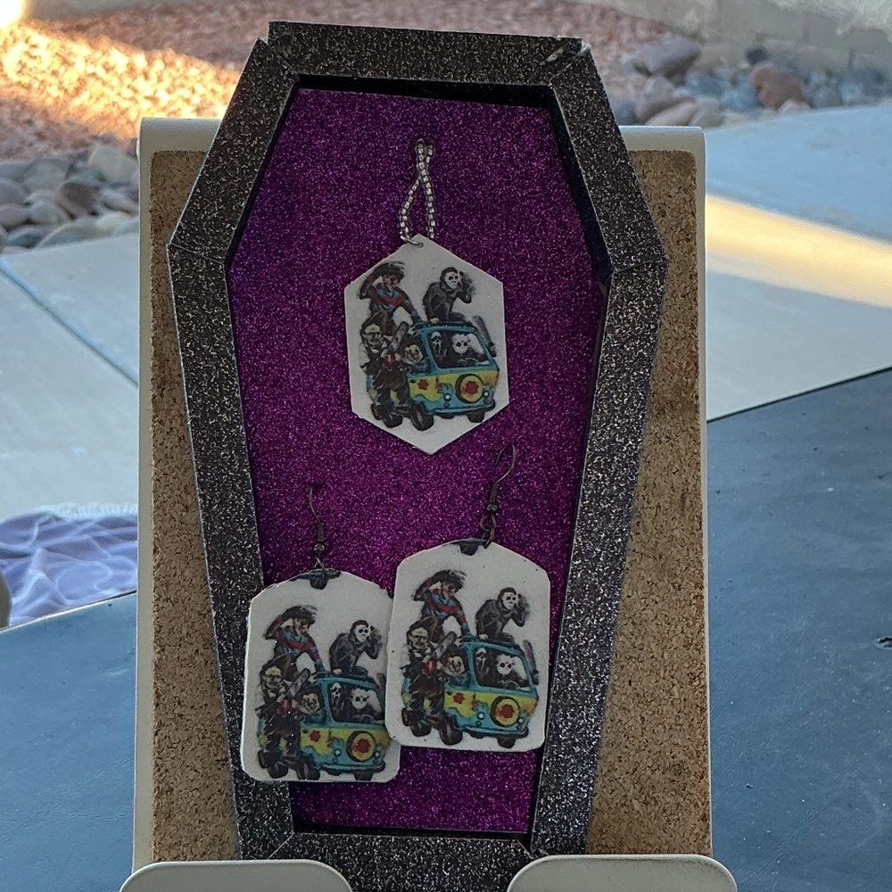 Horror Boys Necklace and earrings